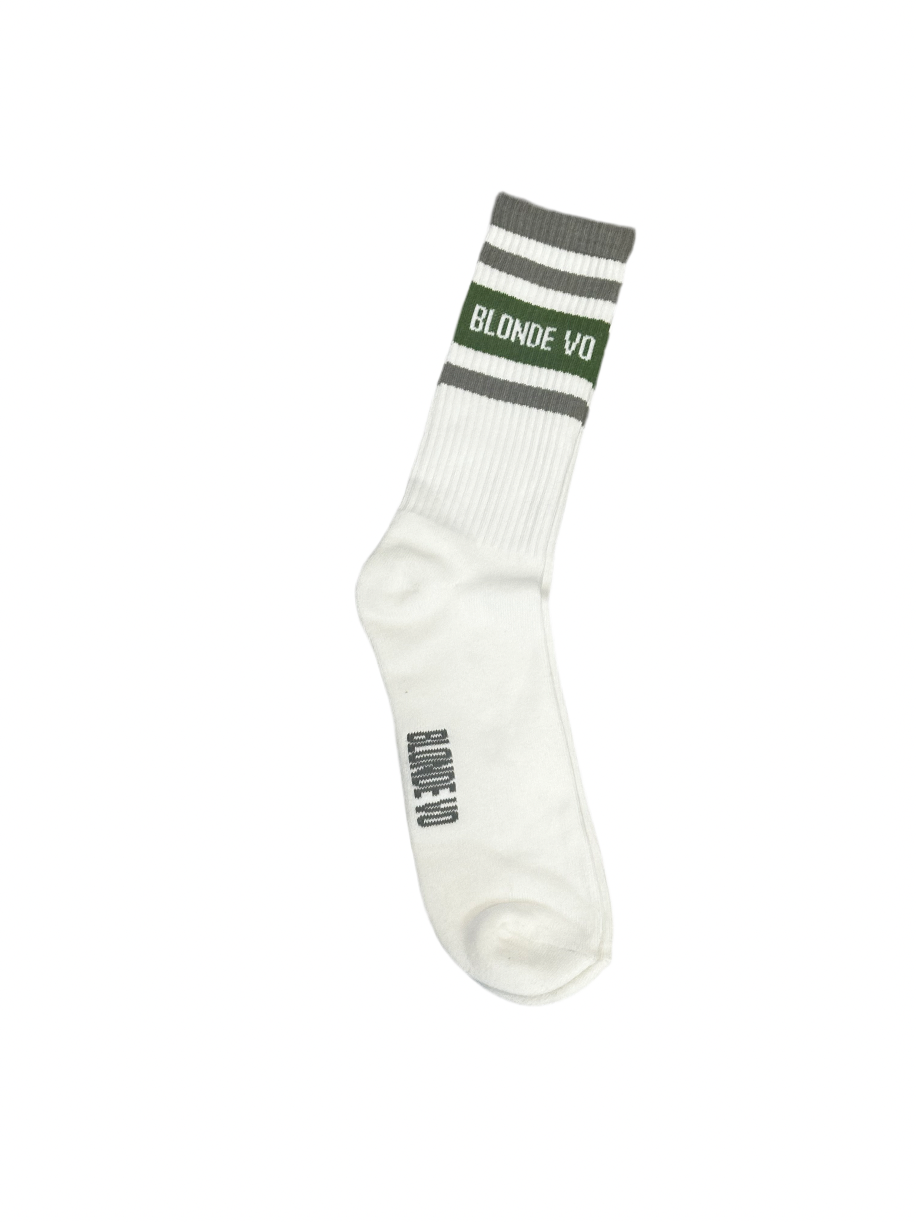 EmbroIdered Striped Knitted Socks